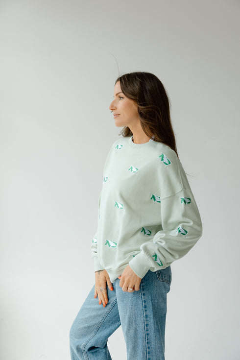 UND Ritter Repeat Lantern Sleeve Crew